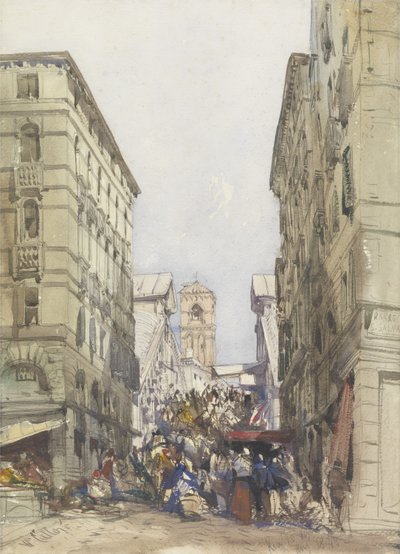 De Rialto, augustus 1846 door William Callow